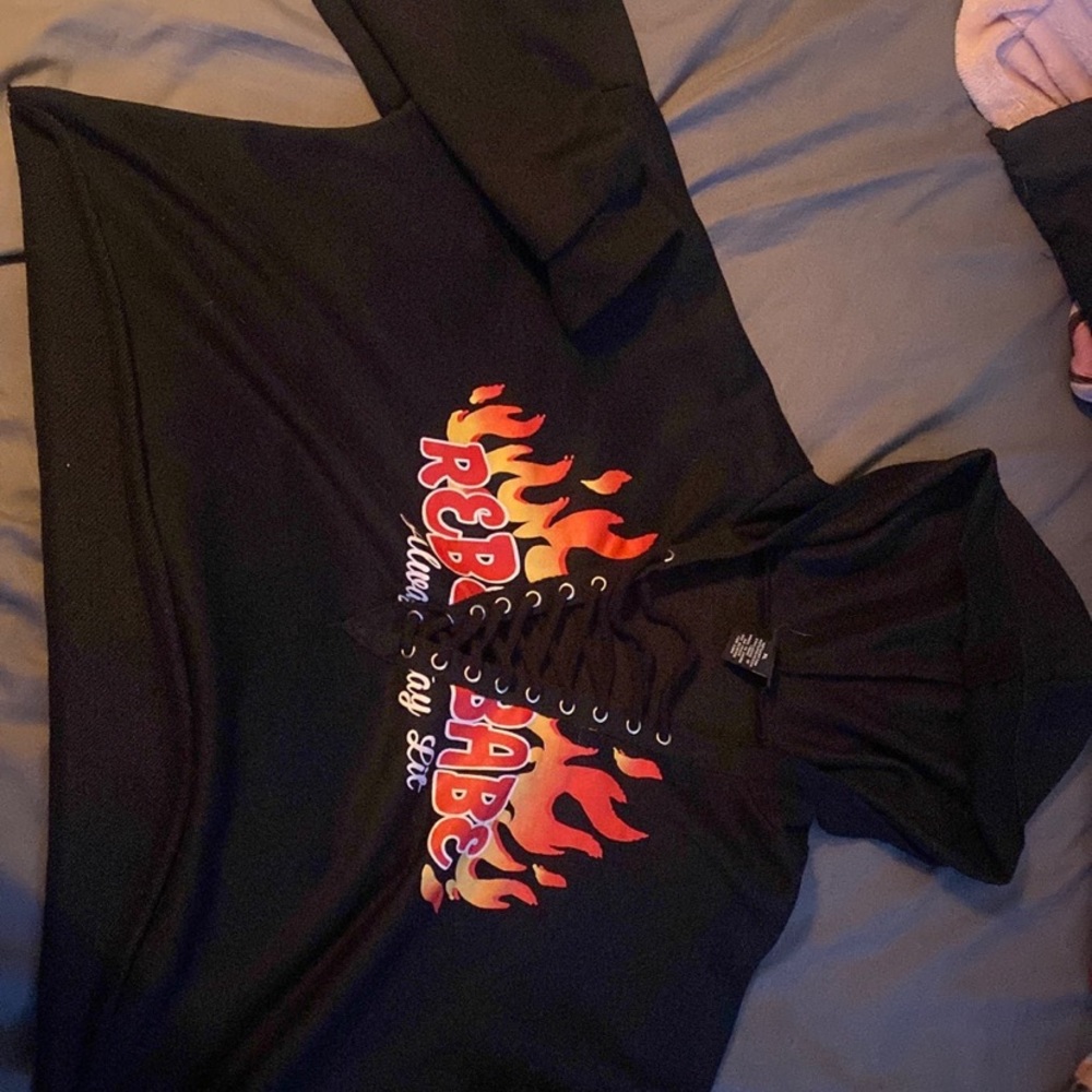 Ripped cropped top